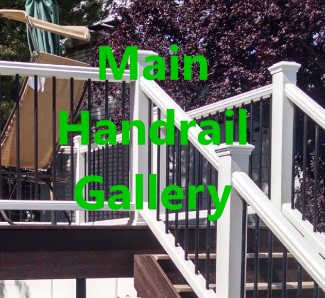 Deck railing installed by DECKco